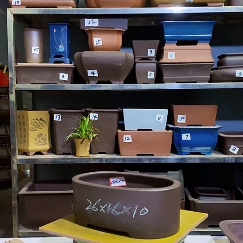 红陶宜兴紫砂花盆