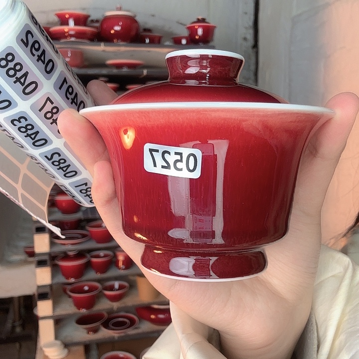 C***l瓷片景德镇郎红陶瓷