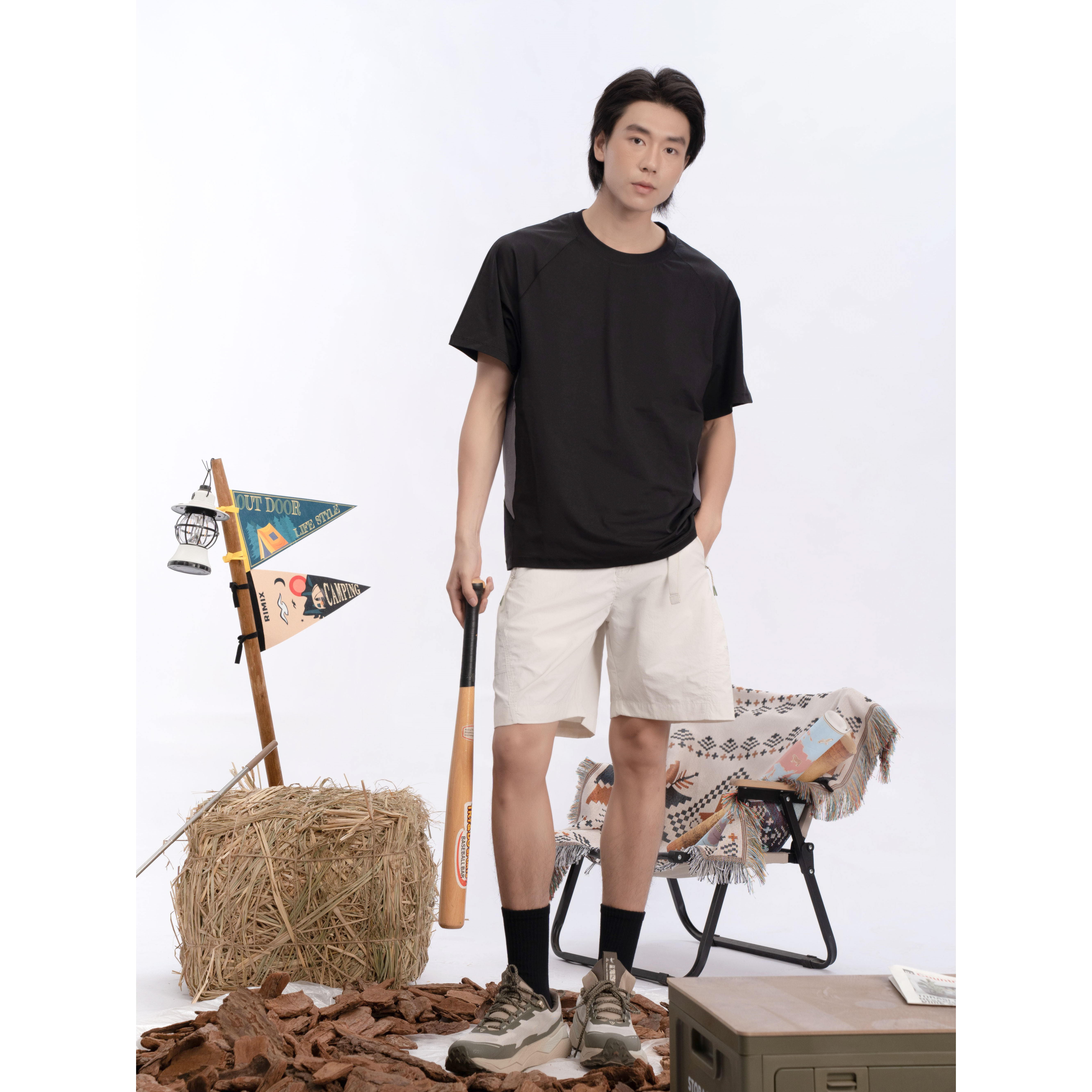 SolBreakCOOLMAX呼吸T恤四针六线运动版25春夏新品户外速干短裤