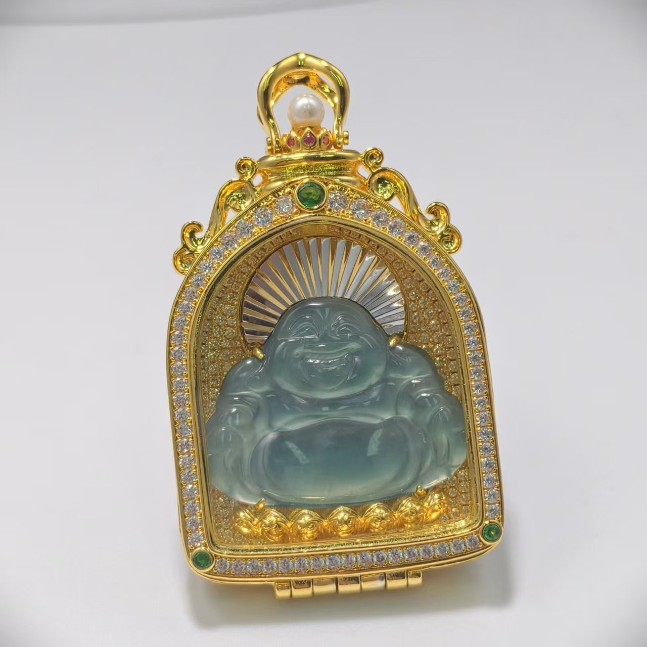 [粉丝专属]高奢臻品天然翡翠佛公吊坠XKFC02（多样性发货）