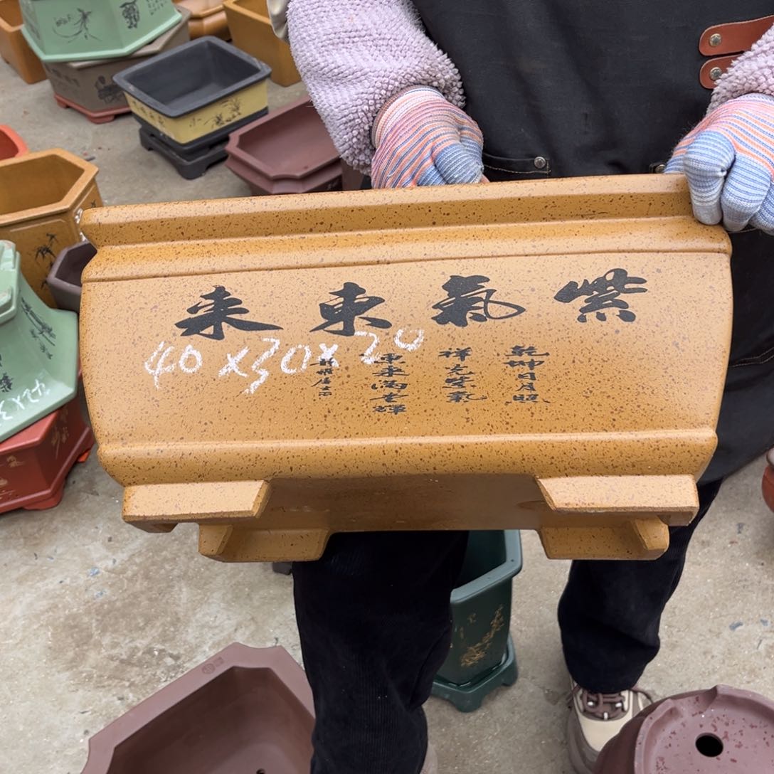 紫砂花盆盆景艺术
