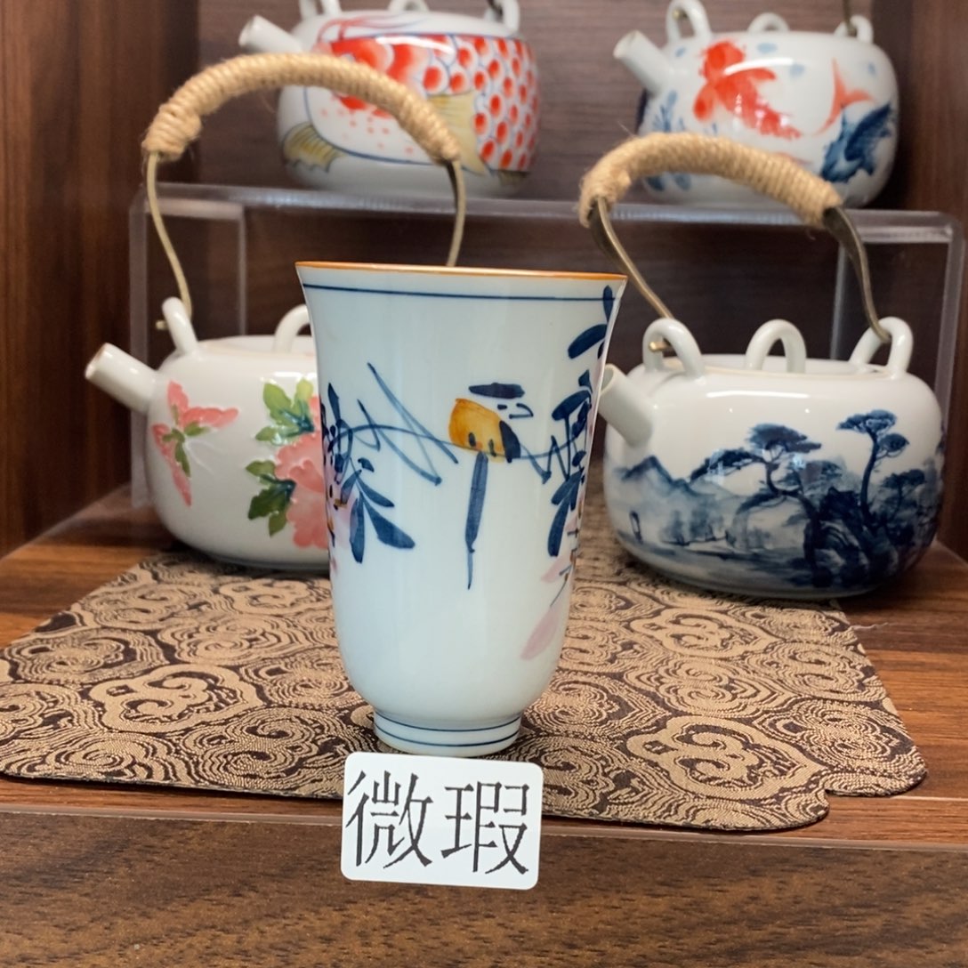 釉下彩手工绘制手工绘制