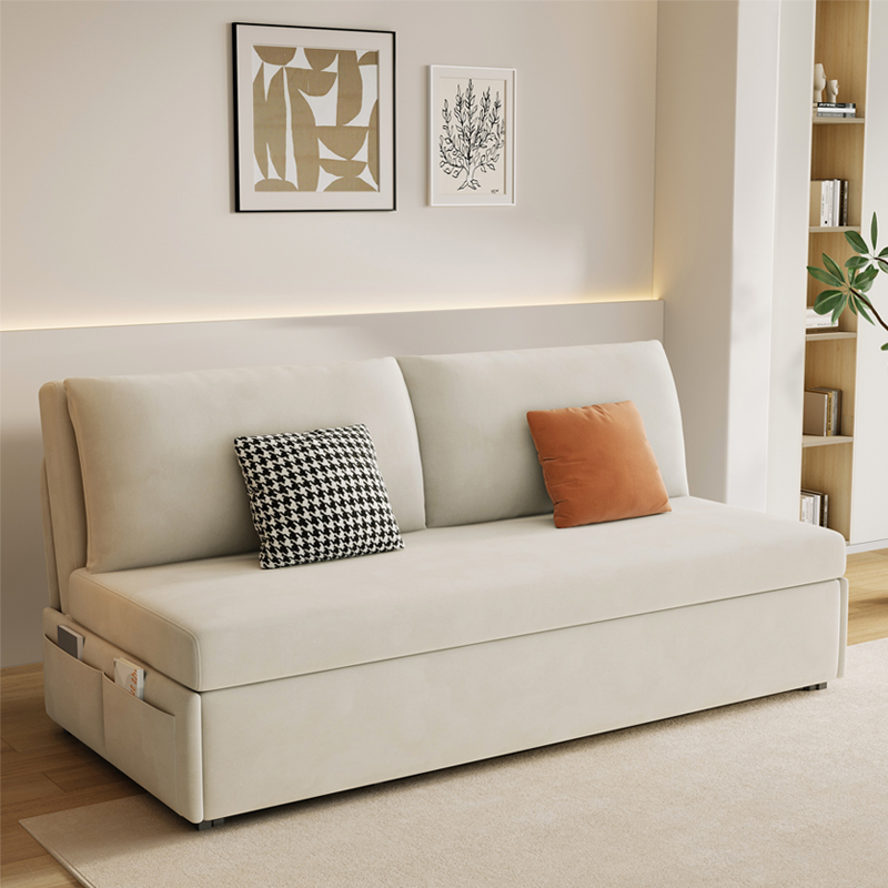 简约现代可折叠沙发床小户型两用客厅卧室单人双人可拆洗伸缩沙发