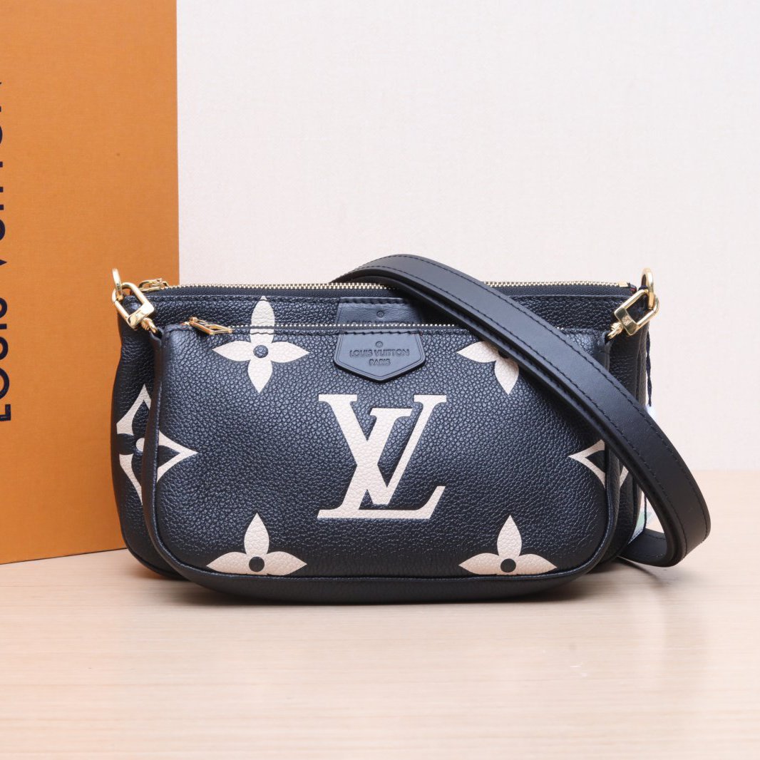 95新 LouisVuitton/路易威登 单肩包 四合一 黑色芯片 P205335983