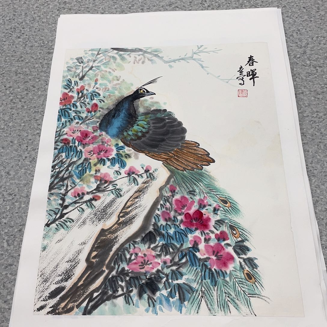 国画1.4平尺国画作品