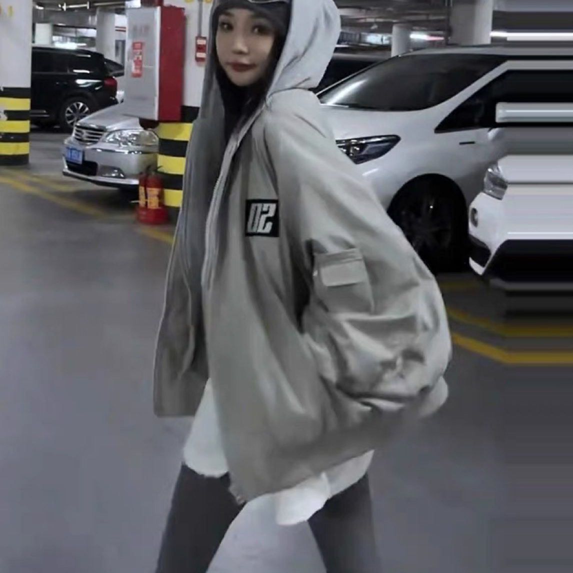9988次品清货连帽贴布刺绣棒球服加厚毛外套样板