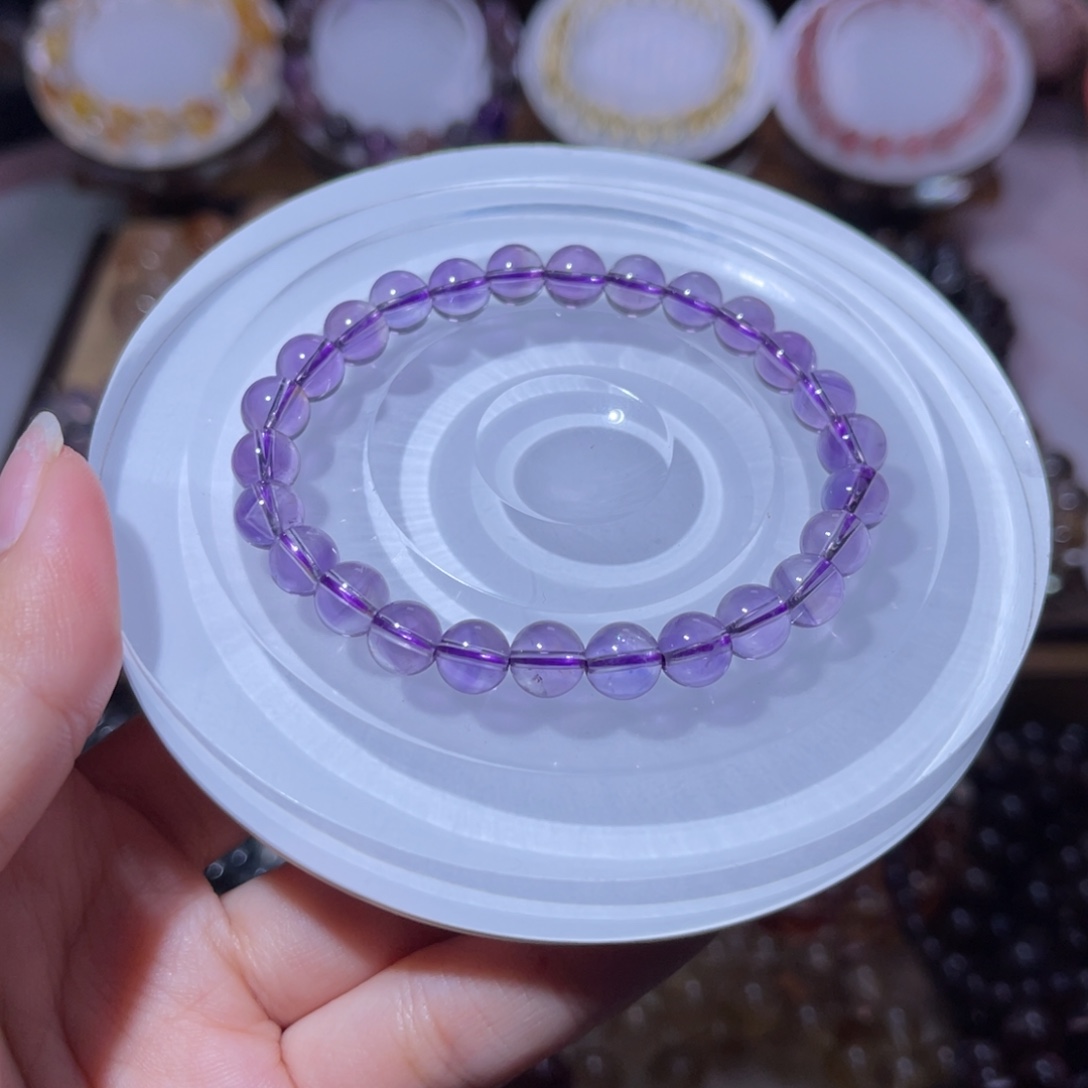 手串未镶嵌水晶巴西紫