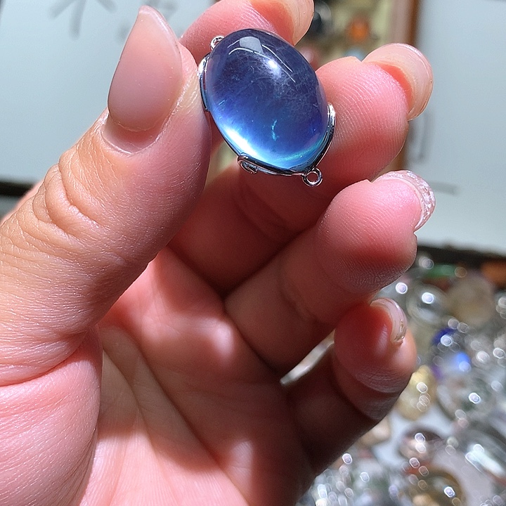 水晶魔盒银S925镶嵌水晶一****o