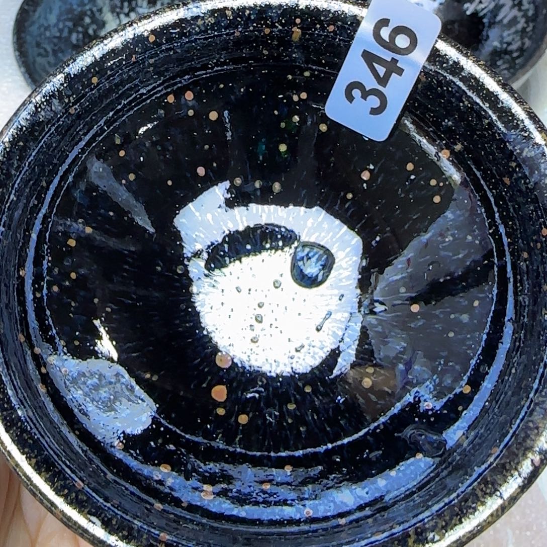 茶盏琢泥窑柴烧开窑