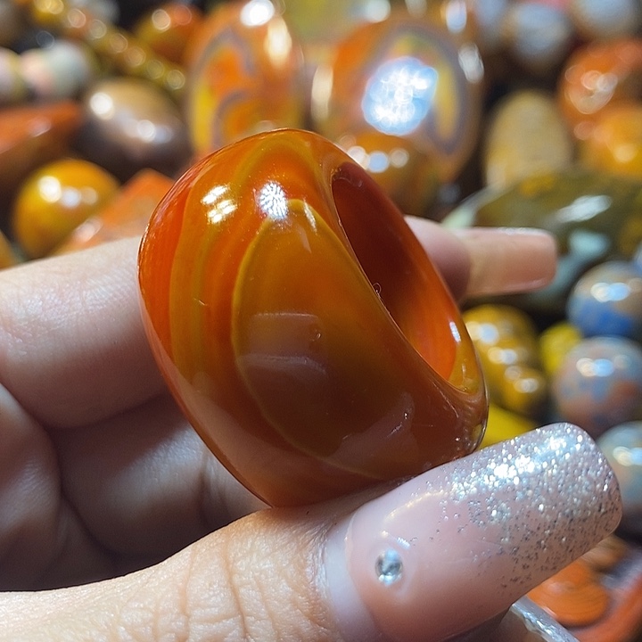 五***哥玛瑙/玉髓未镶嵌手链