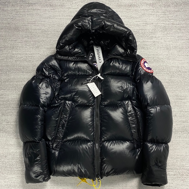 99新 CANADA GOOSE 加拿大鹅 S码 Crofton系列黑色面包服羽绒服