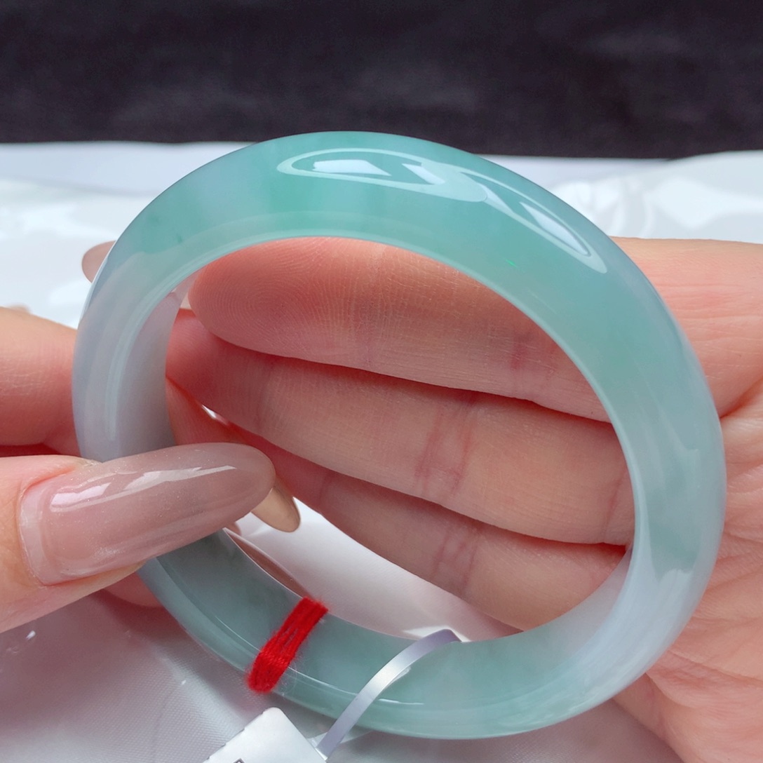 翡翠未镶嵌手镯手镯56