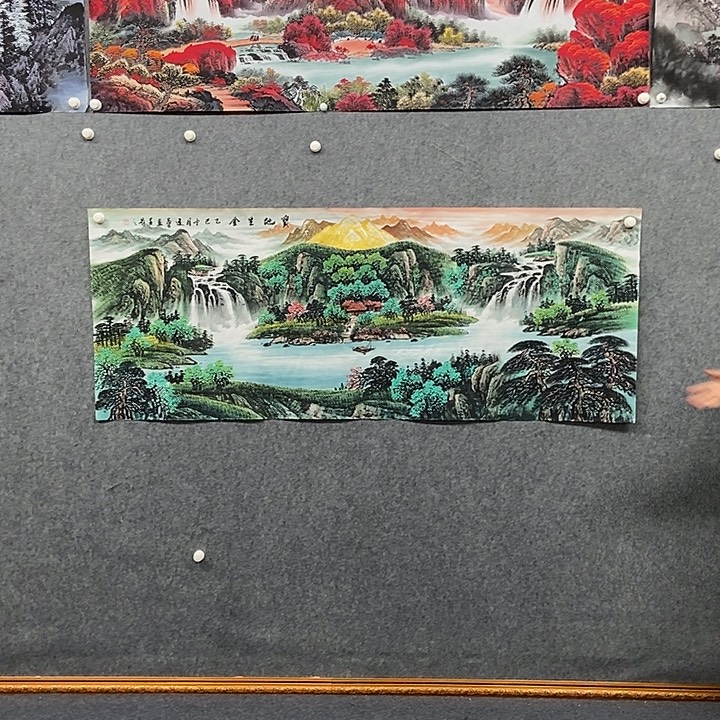 国画小六尺山水一幅