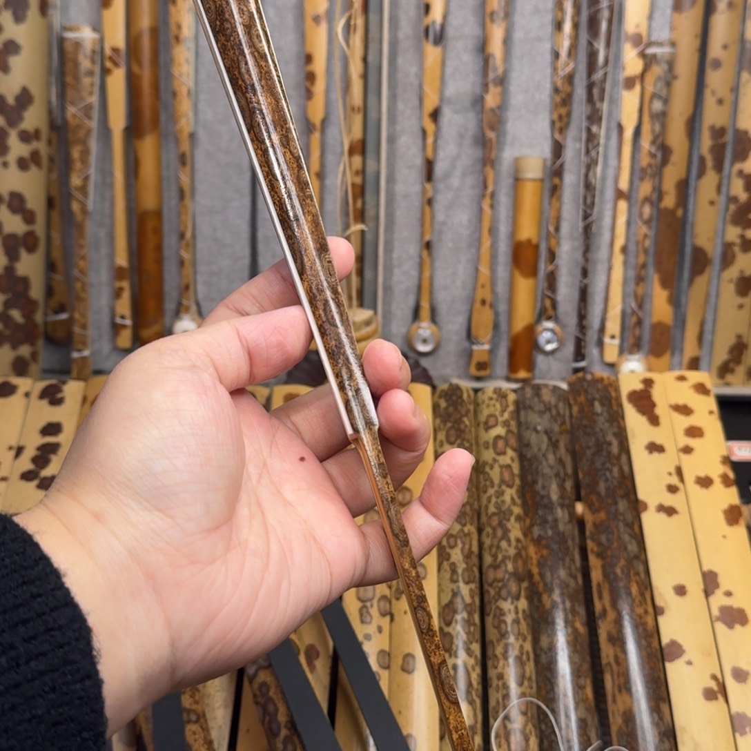 六***者扇子精品梅鹿竹和尚头折扇