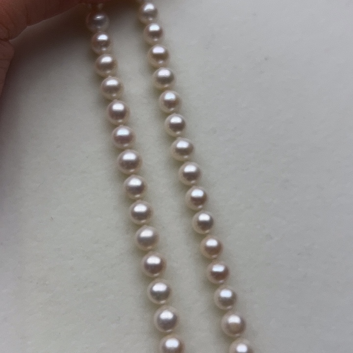 淡水珍珠颈饰银S925镶嵌➕6.7