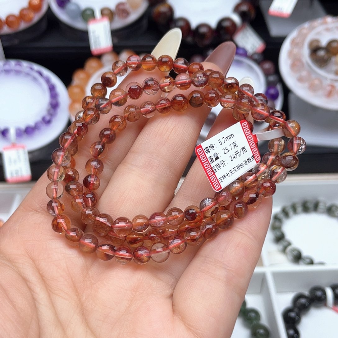 水晶手链未镶嵌天然手链