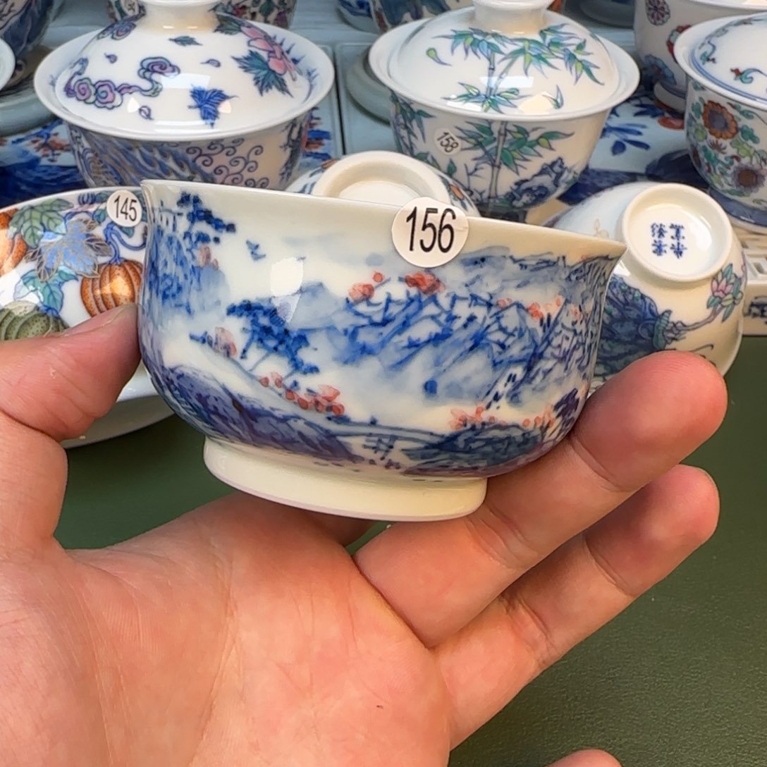 彦祖纯手工手绘茶具156