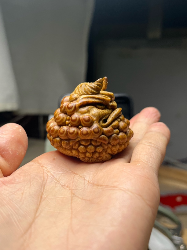 竹根雕金蟾杨智成作《牛魔王》直播间专拍