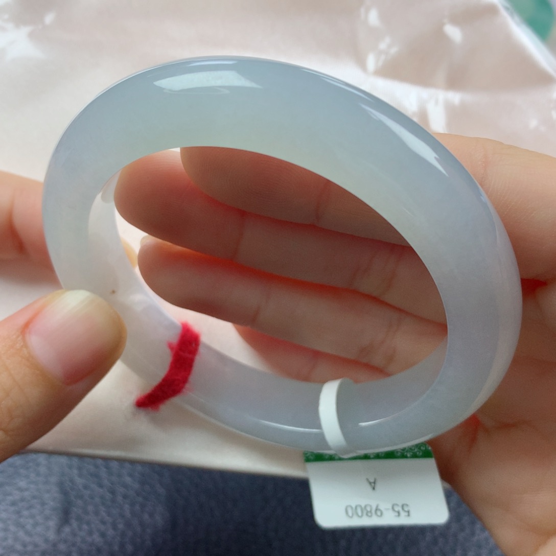 未镶嵌手镯翡翠缅甸天然翡翠A货55.5正