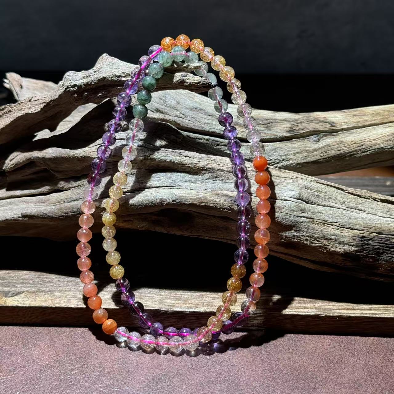 【云霞珠宝】水晶多宝多圈D020406—多样性发其一