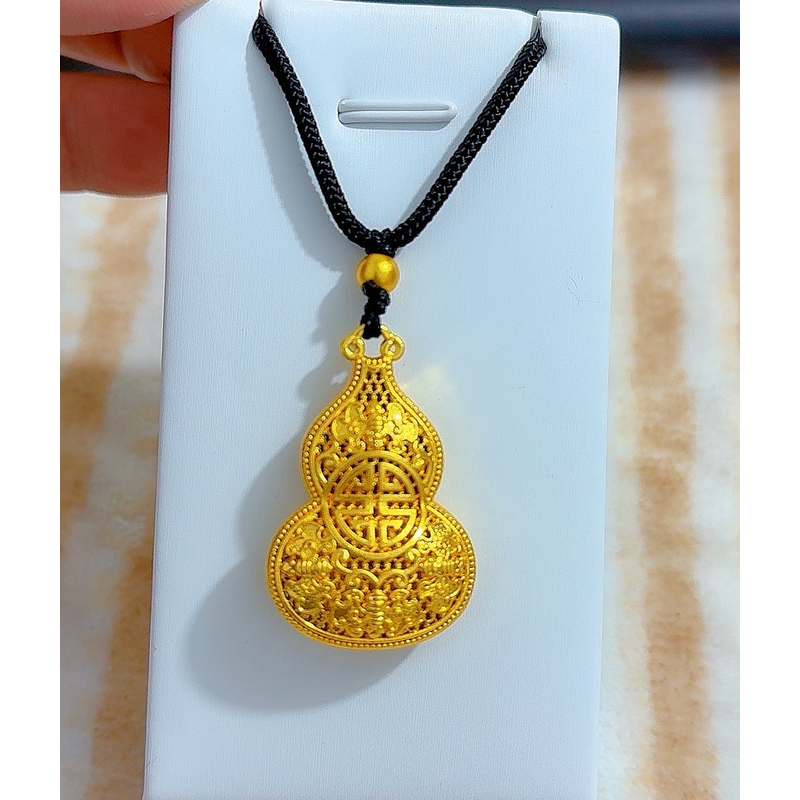 合金吊坠 镂空福字葫芦吊坠-时尚