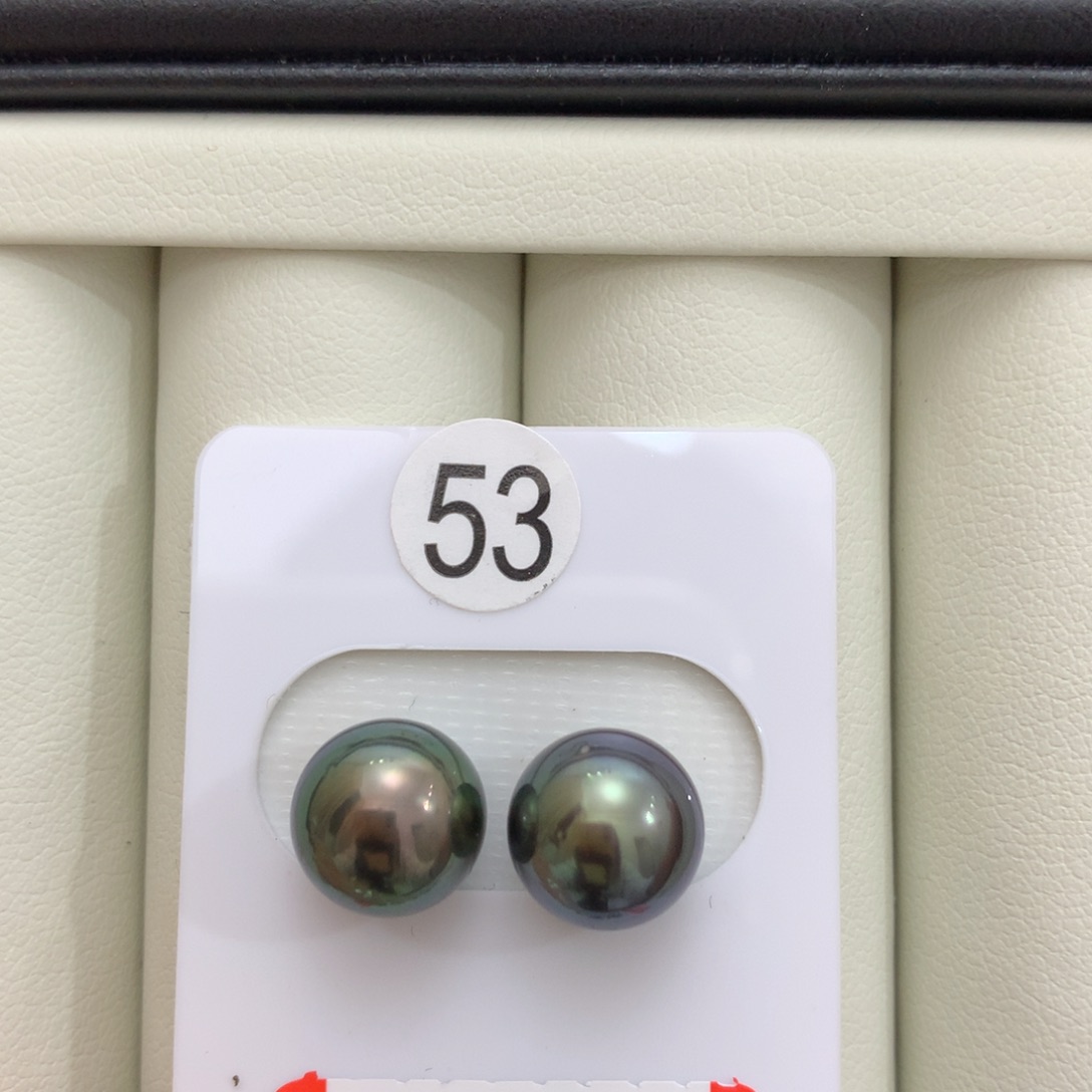 海水珍珠耳环未镶嵌