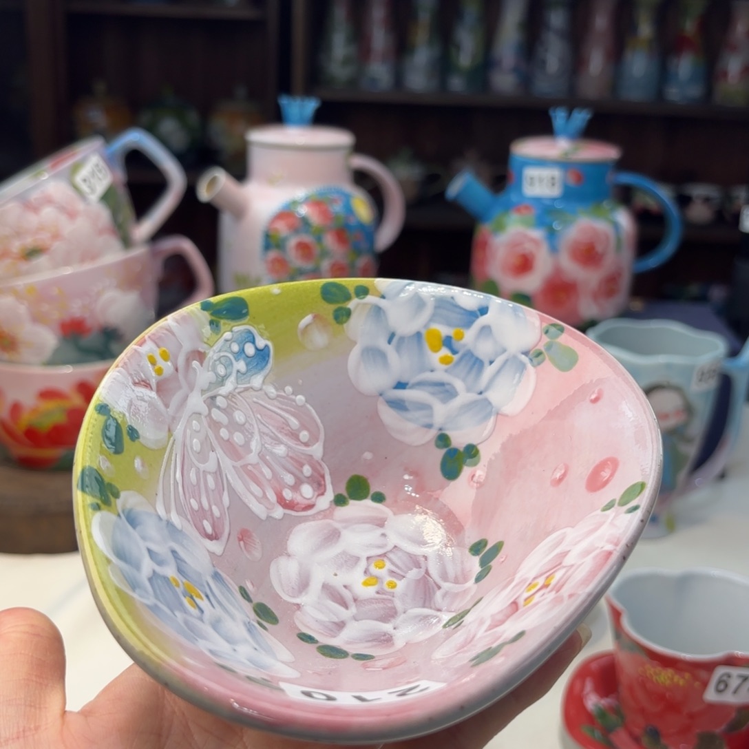 瓷片景德镇手绘高温釉下彩陶瓷茶具