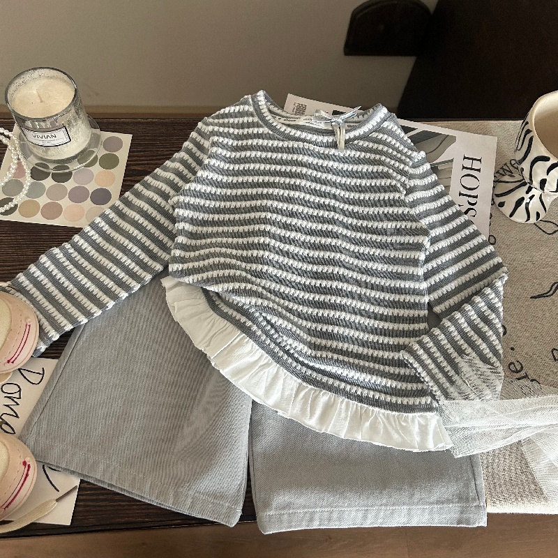女童春装套装2025新款韩版童装女宝宝春季衣服时髦