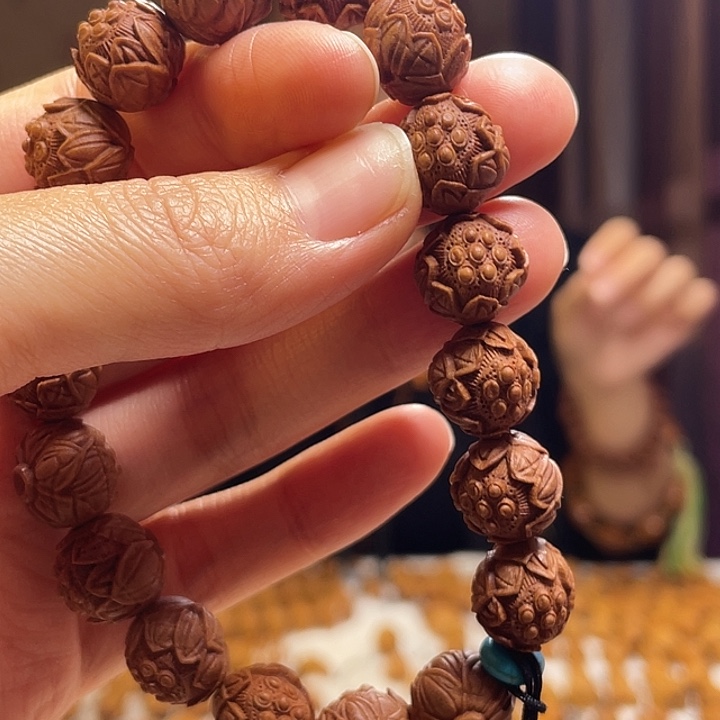 手串/手链橄榄核龙纹桃核