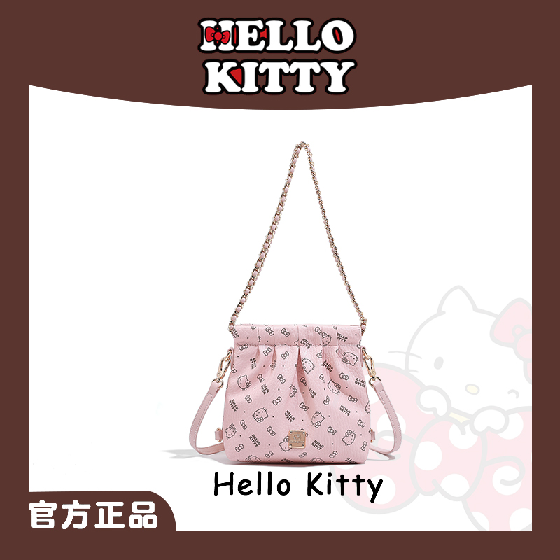《老八专属》Hello Kitty水桶包印花斜挎包耐磨单根夏季手机包