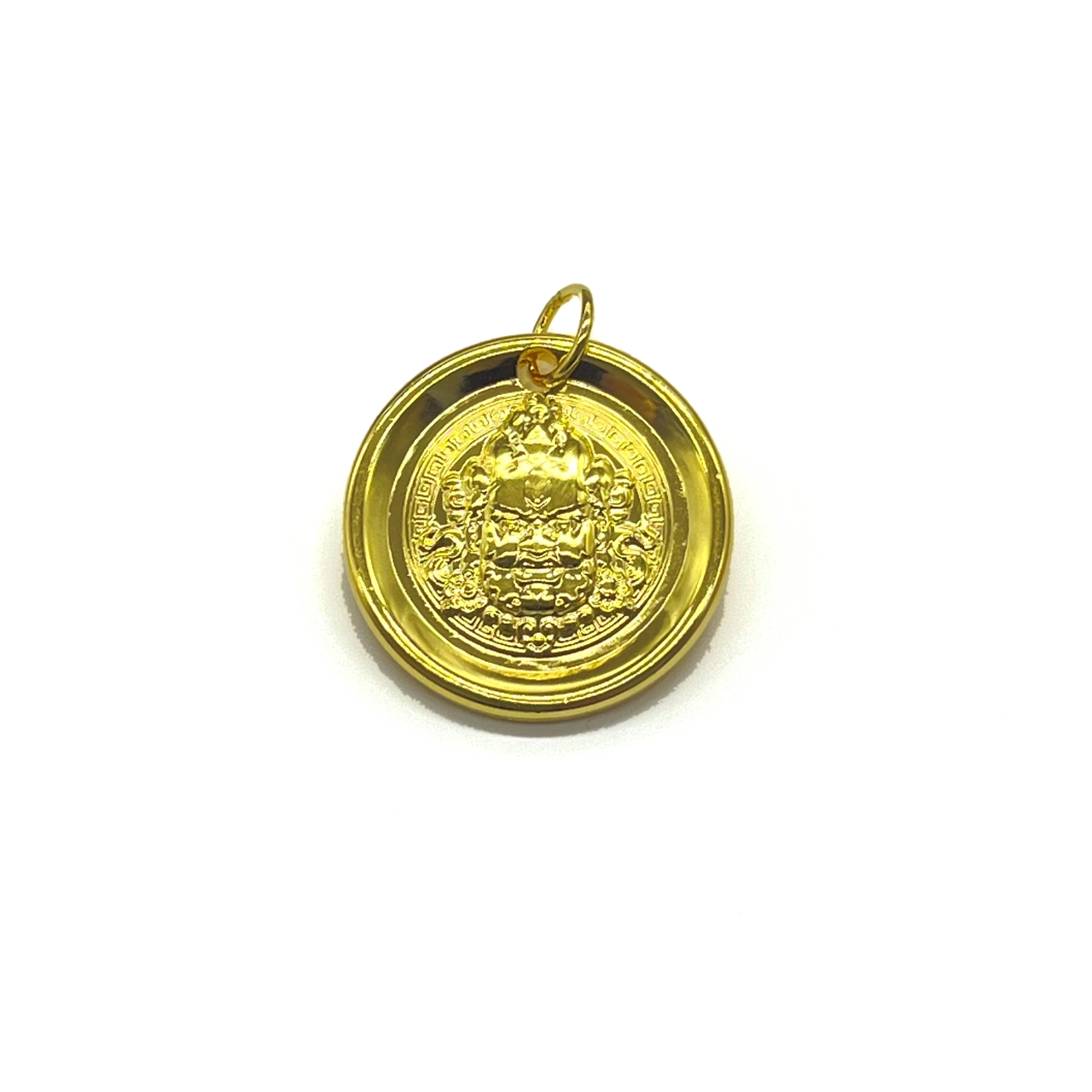 吊坠足银 足银吊坠-黄财神吊坠卡30（简约时尚）