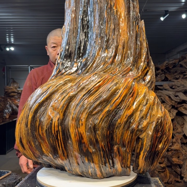 木神**木王一刀琥珀木44