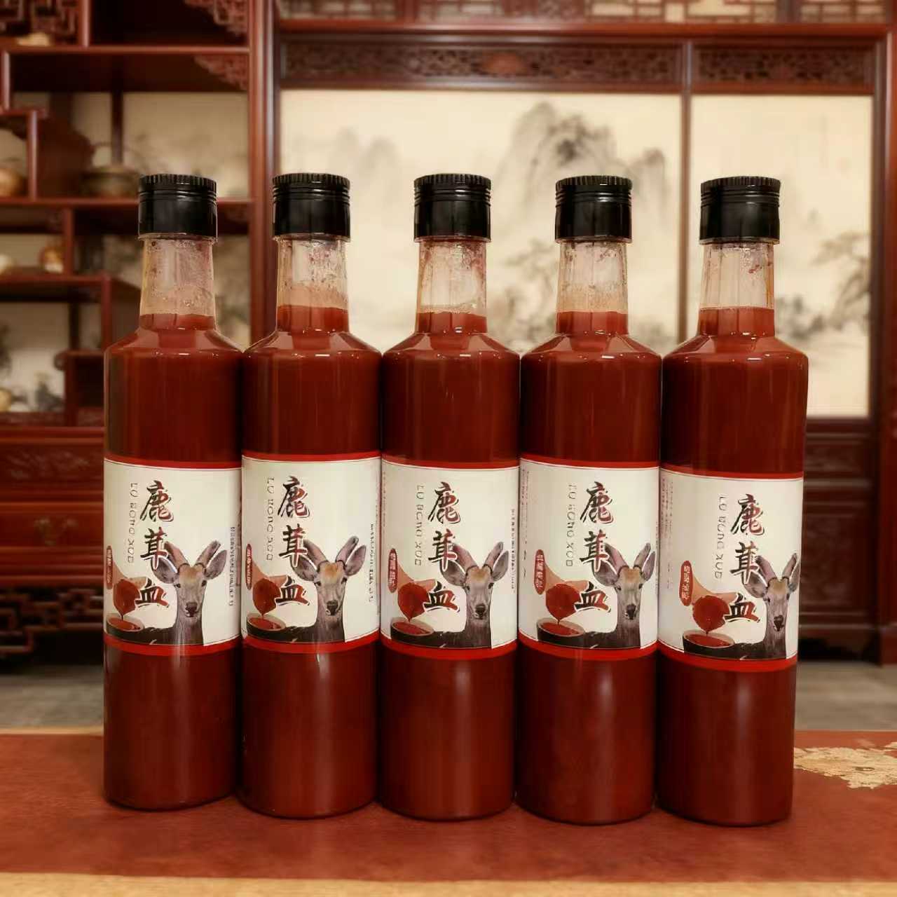 东北鹿乡 新鲜鹿茸红 含血足加酒保鲜，克煲汤泡酒炖菜一斤装