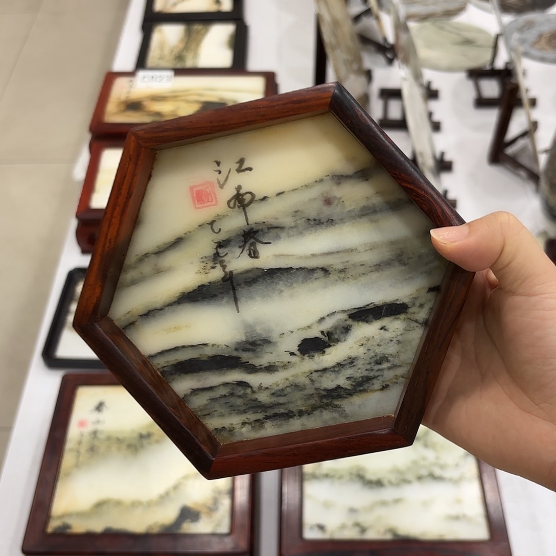 石材天然云石摆件摆件