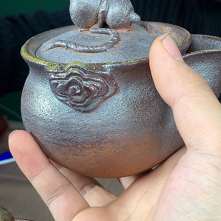 紫砂茶壶纯自然柴烧