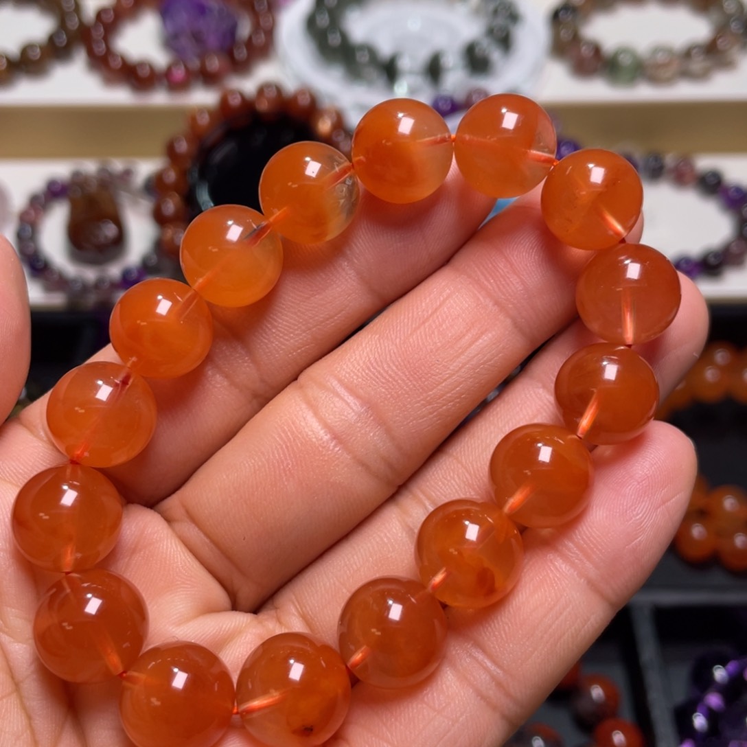 水晶手链未镶嵌红兔毛