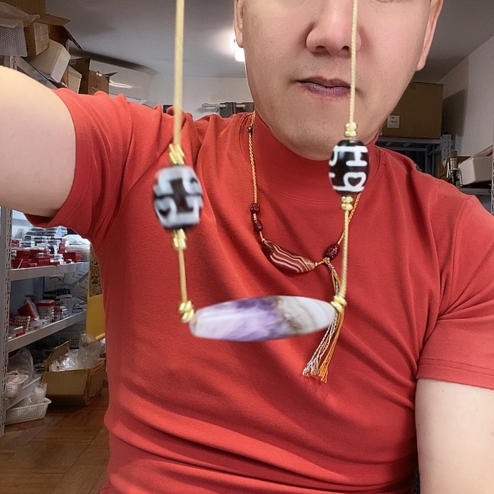 白玉菩提吊坠95号男女同款