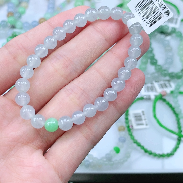 未镶嵌手链翡翠翡翠