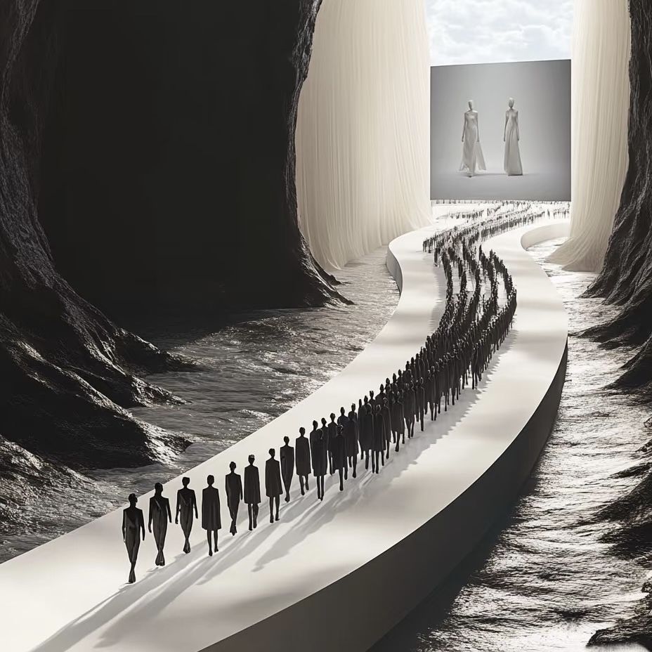 【LF】78308-秋冬新款数字系列MJL时尚百搭半高领针织外套