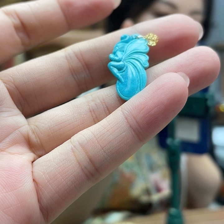 未镶嵌绿松石手链滴流