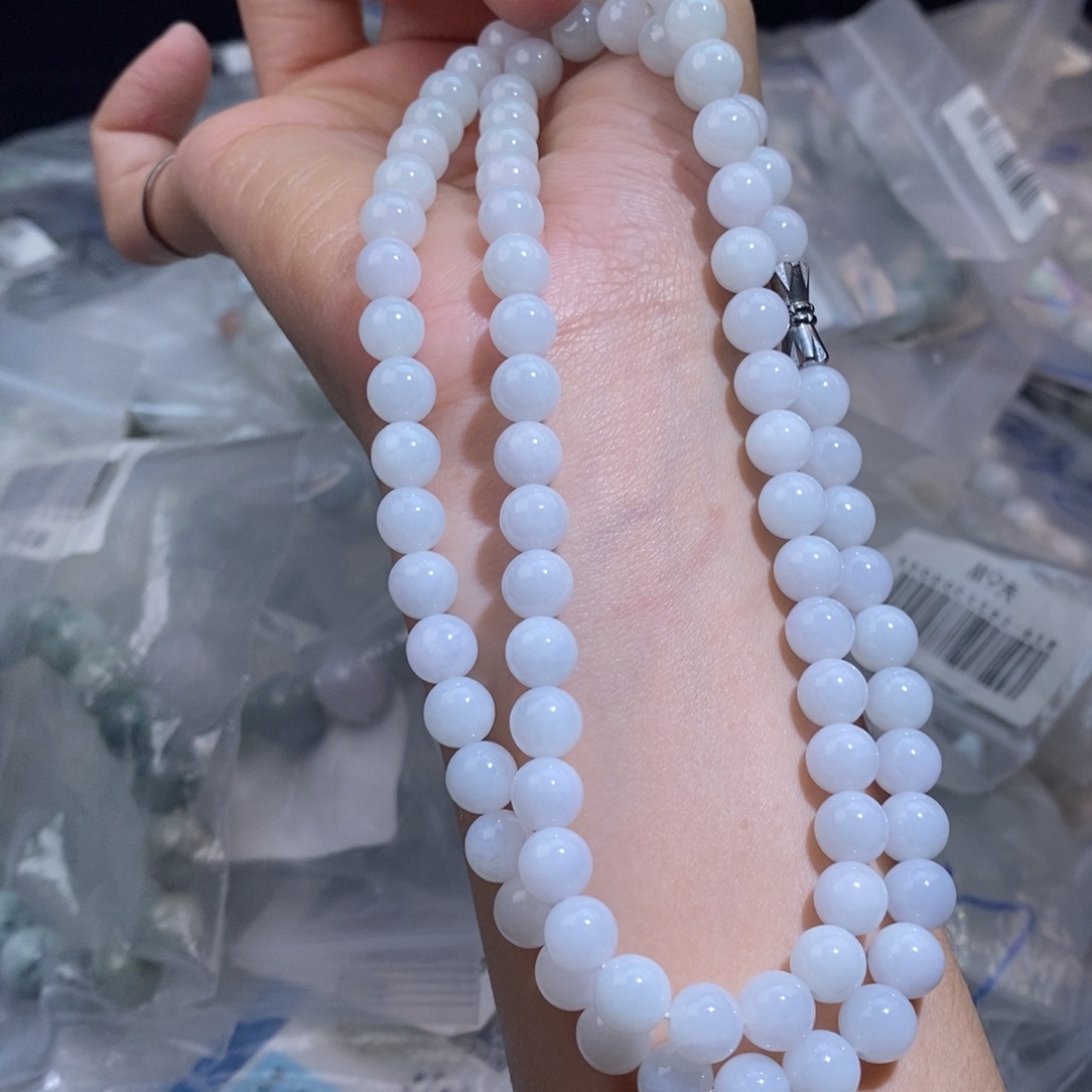 未镶嵌手串翡翠珠链