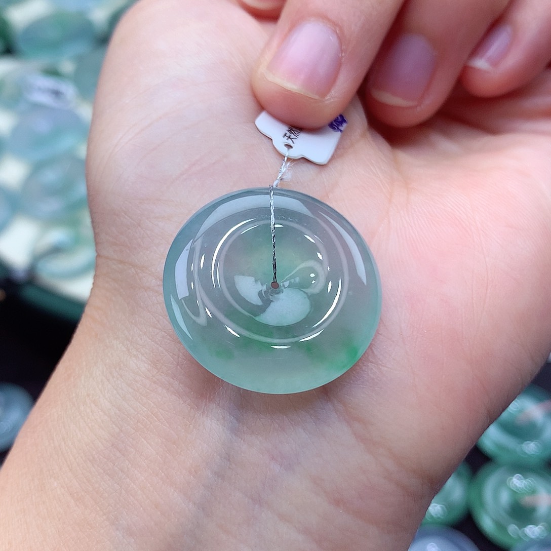 颈饰未镶嵌翡翠编号77-尺寸24/5.7