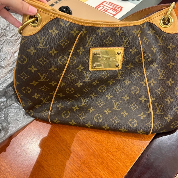 95新 LouisVuitton/路易威登 金牌南瓜托特小号单肩包 尺寸37*28