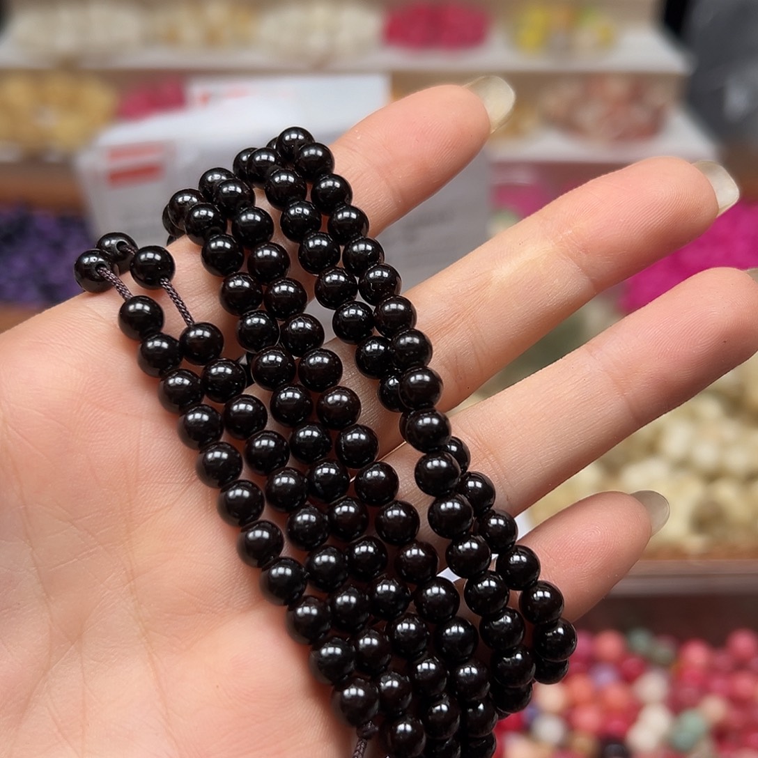 菩提根/象牙果手串卡6给金圆1条108颗