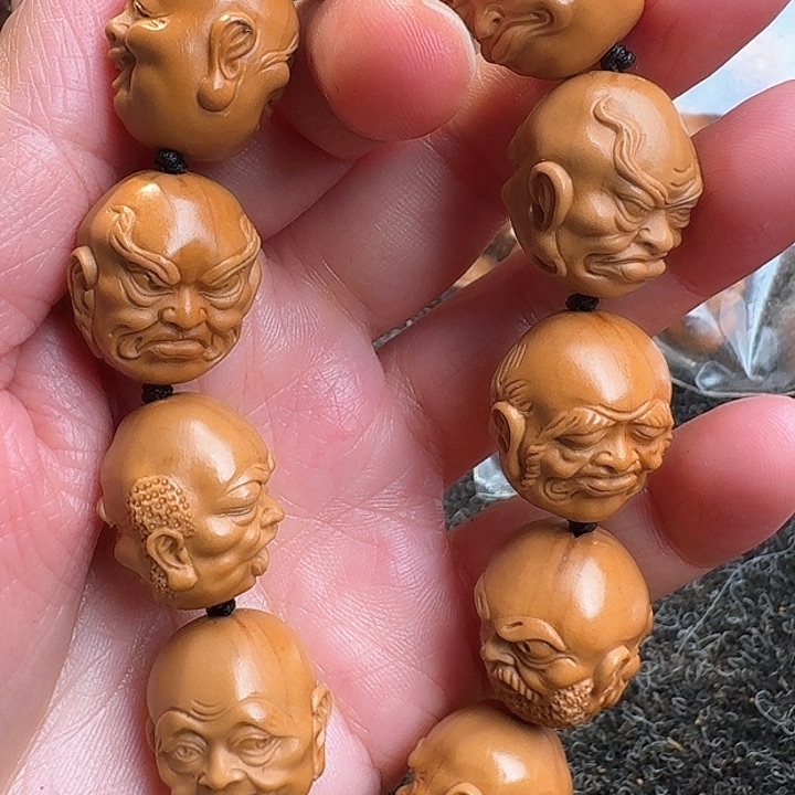 橄榄核吊坠橄榄写实罗汉