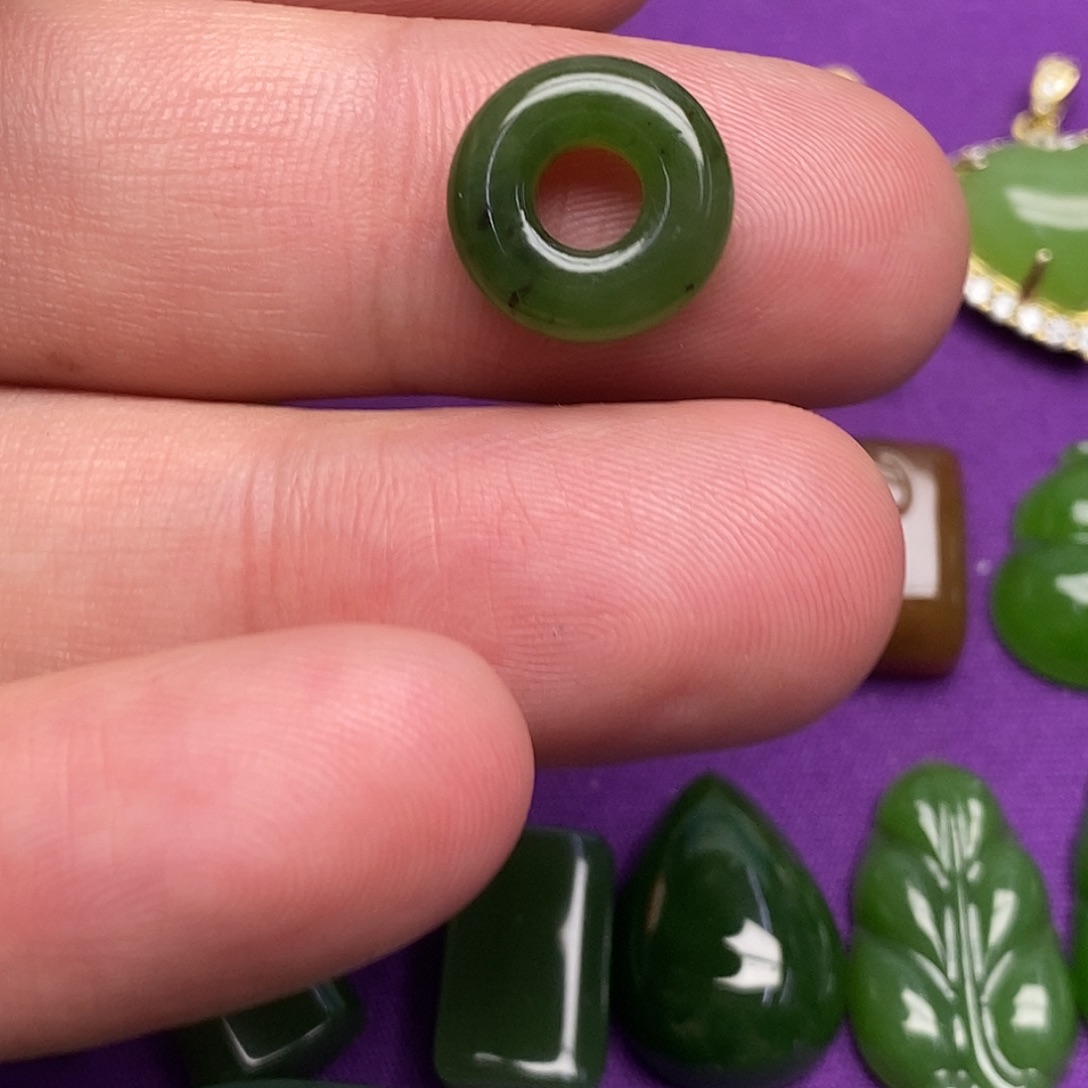 *****和田玉（碧玉）未镶嵌吊坠(不含链)