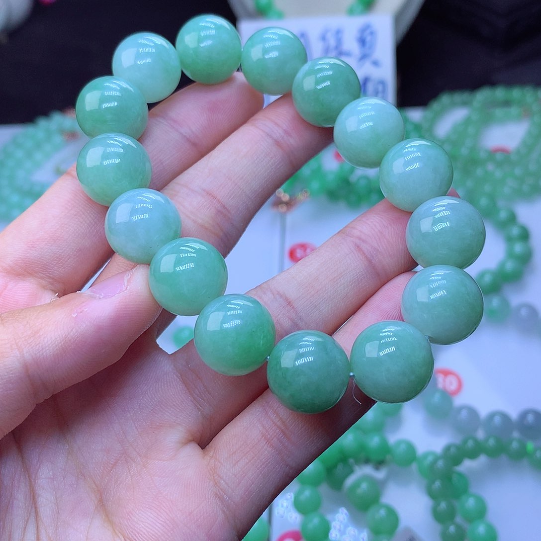 翡翠毛衣链未镶嵌卡14.4