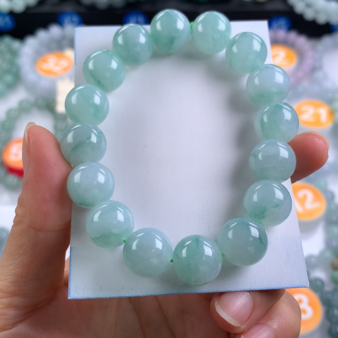 未镶嵌手链翡翠卡12.8