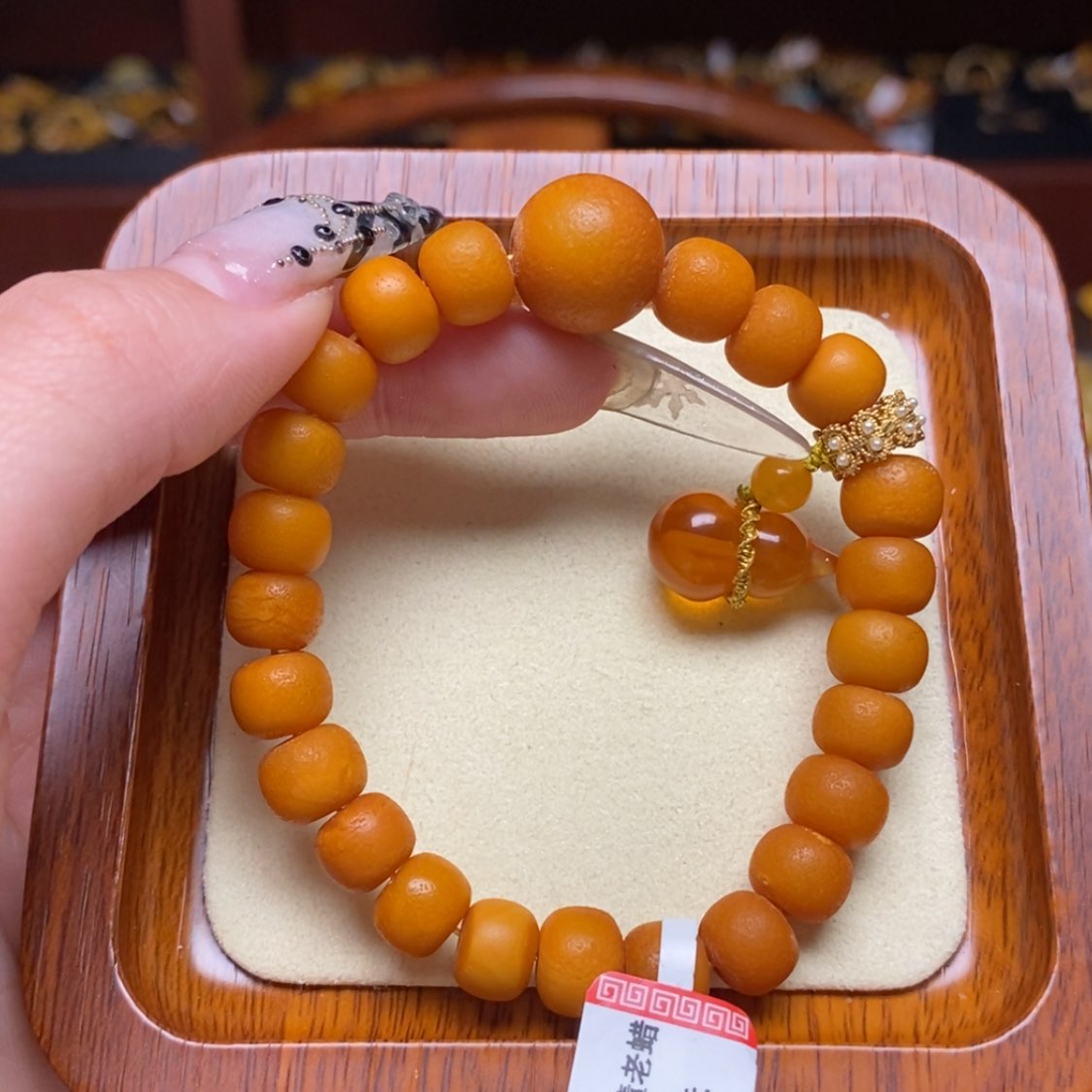 【闪购商品】蜜蜡手链未镶嵌手串