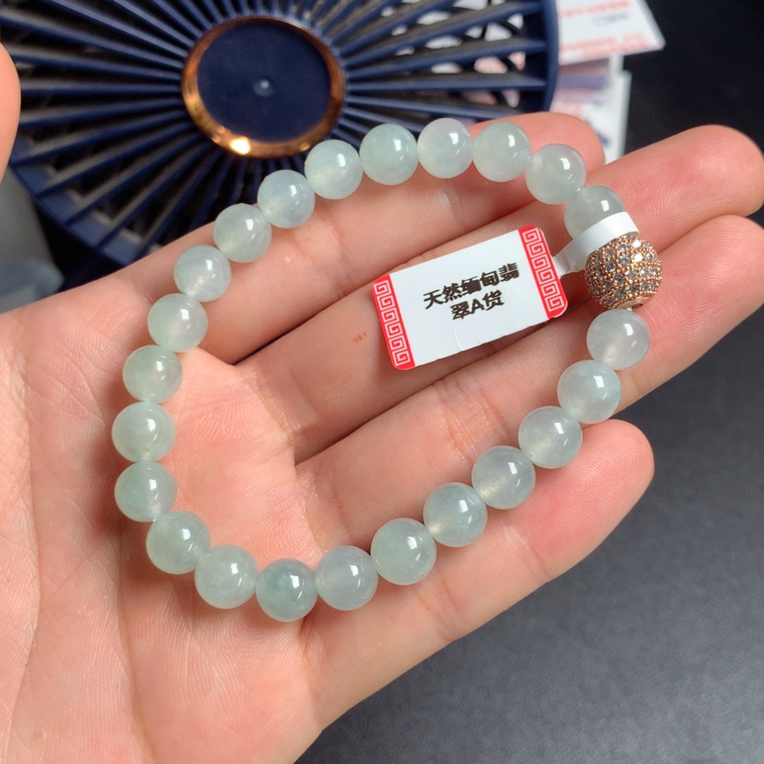 翡翠未镶嵌颈饰手串